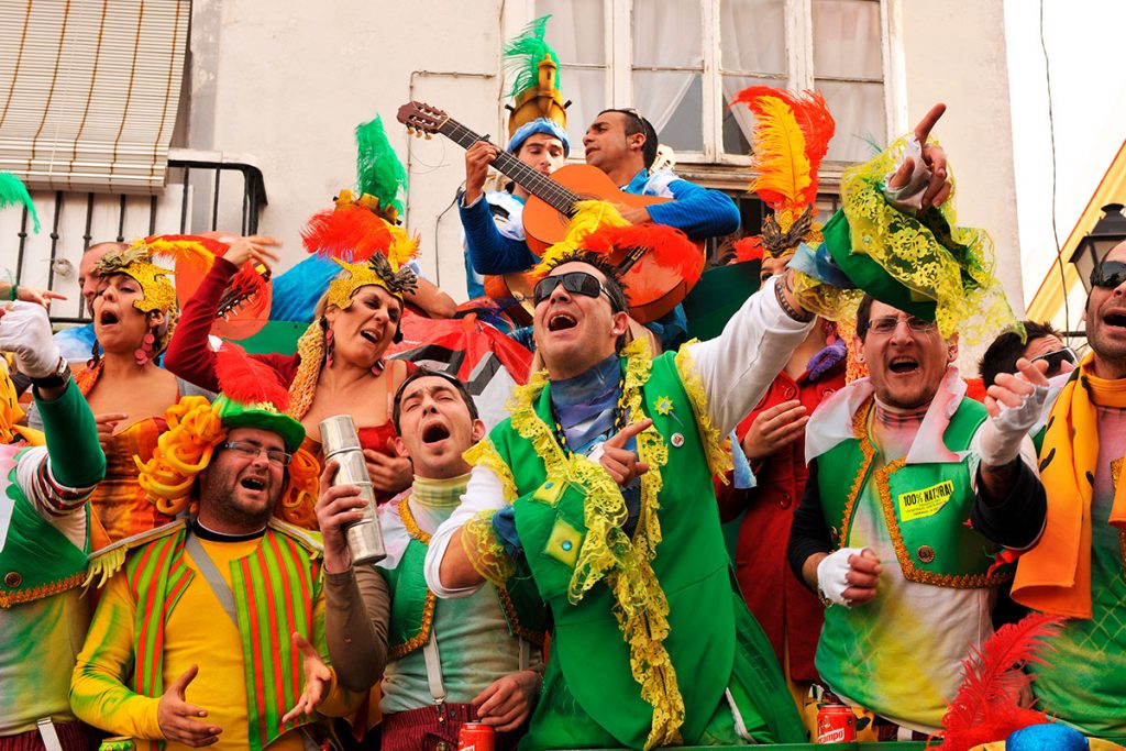 Fiesta típica Carnaval de Cádiz