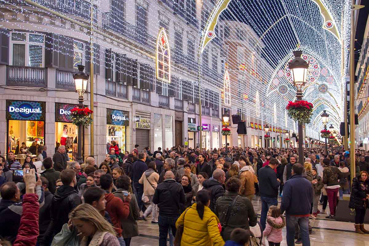 Málaga en navidad